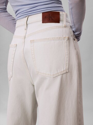 Calvin Klein Jeans Wide leg Jeans in White