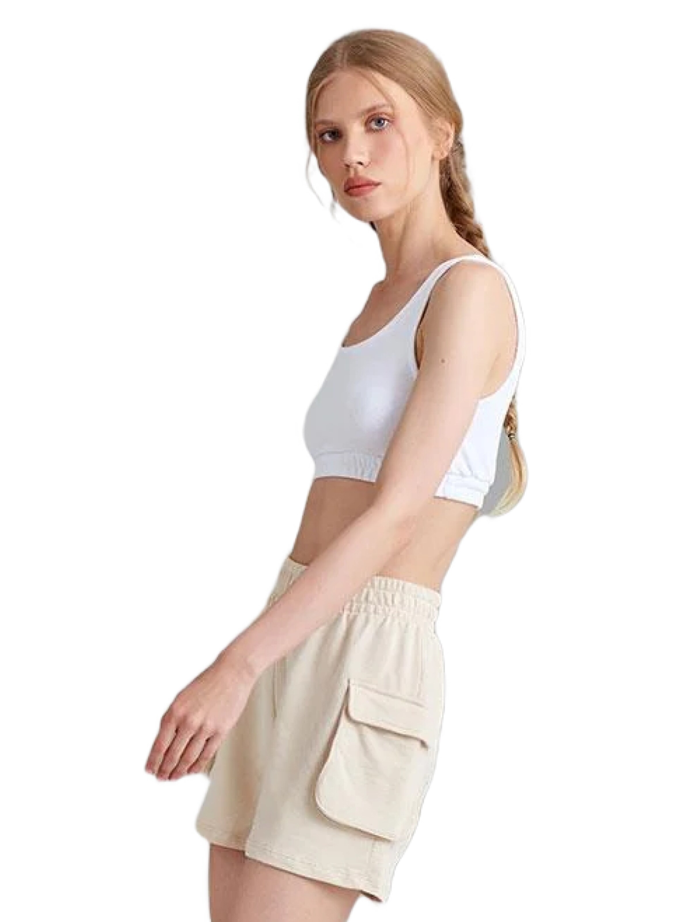 Rivus Regular Cargo trousers in Beige