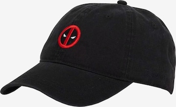 Casquette 'Marvel Deadpool' Capslab en noir : devant