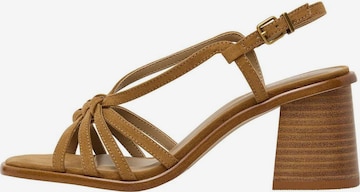 Sandales à lanières 'Zowi' Pepe Jeans en beige : devant