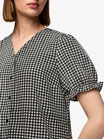 Abito camicia 'Sienna' di PIECES in nero