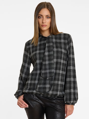 Ana Alcazar Shirt 'Atlea' in Grijs: voorkant