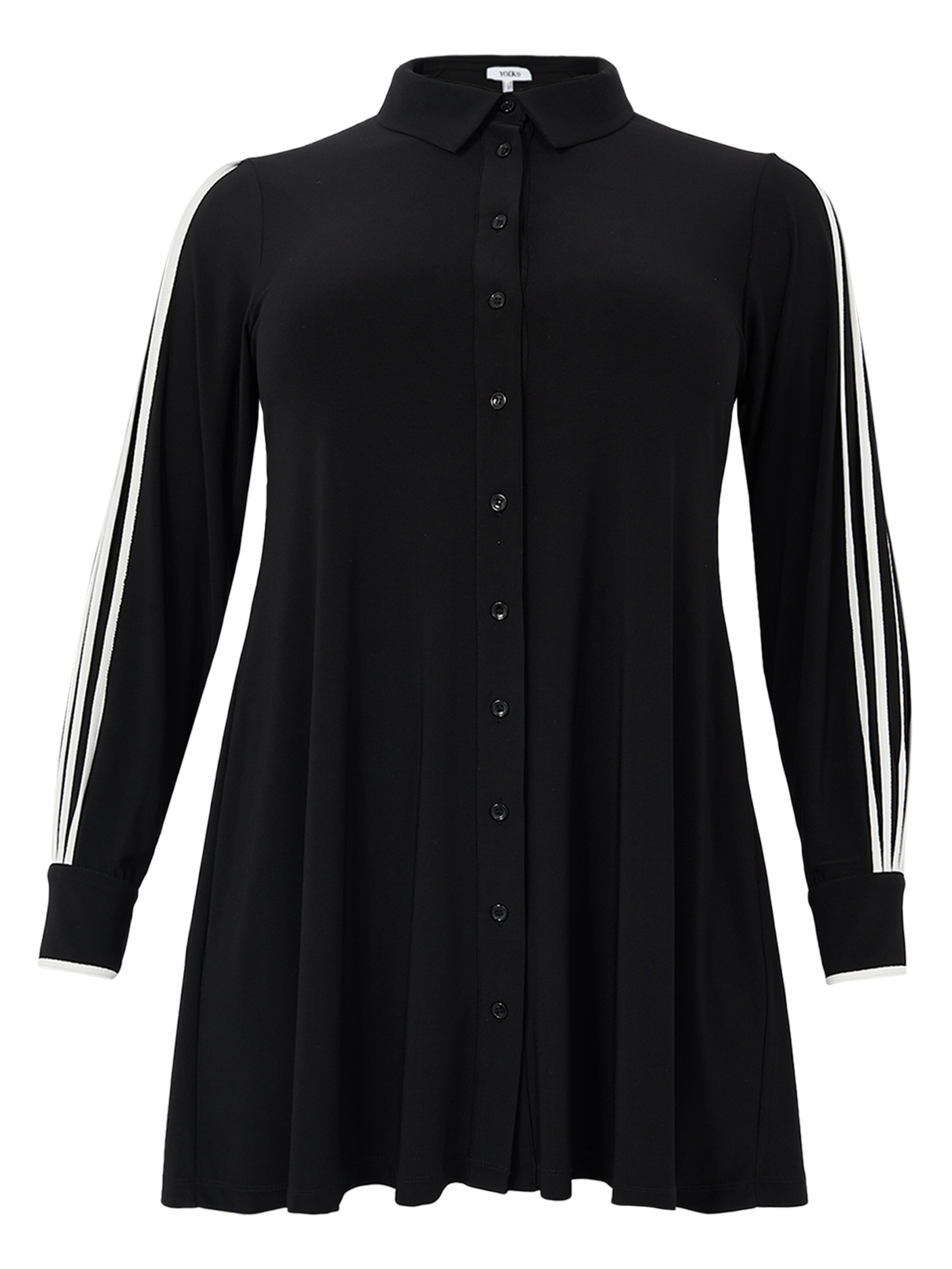 YOEK Blouse in Black: front
