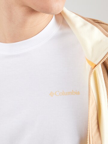 COLUMBIA Koszulka funkcyjna 'Black Butte' w kolorze biały