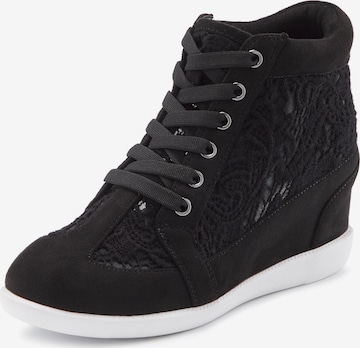 LASCANA Sneaker in Schwarz: Vorderseite