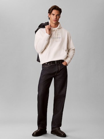 Calvin Klein Jeans Sweatshirt 'Terry' in Beige
