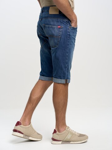 BIG STAR Regular Shorts 'Conner' in Blau