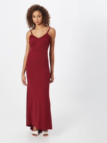 WAL G. Evening dress 'JAN' in Red: front