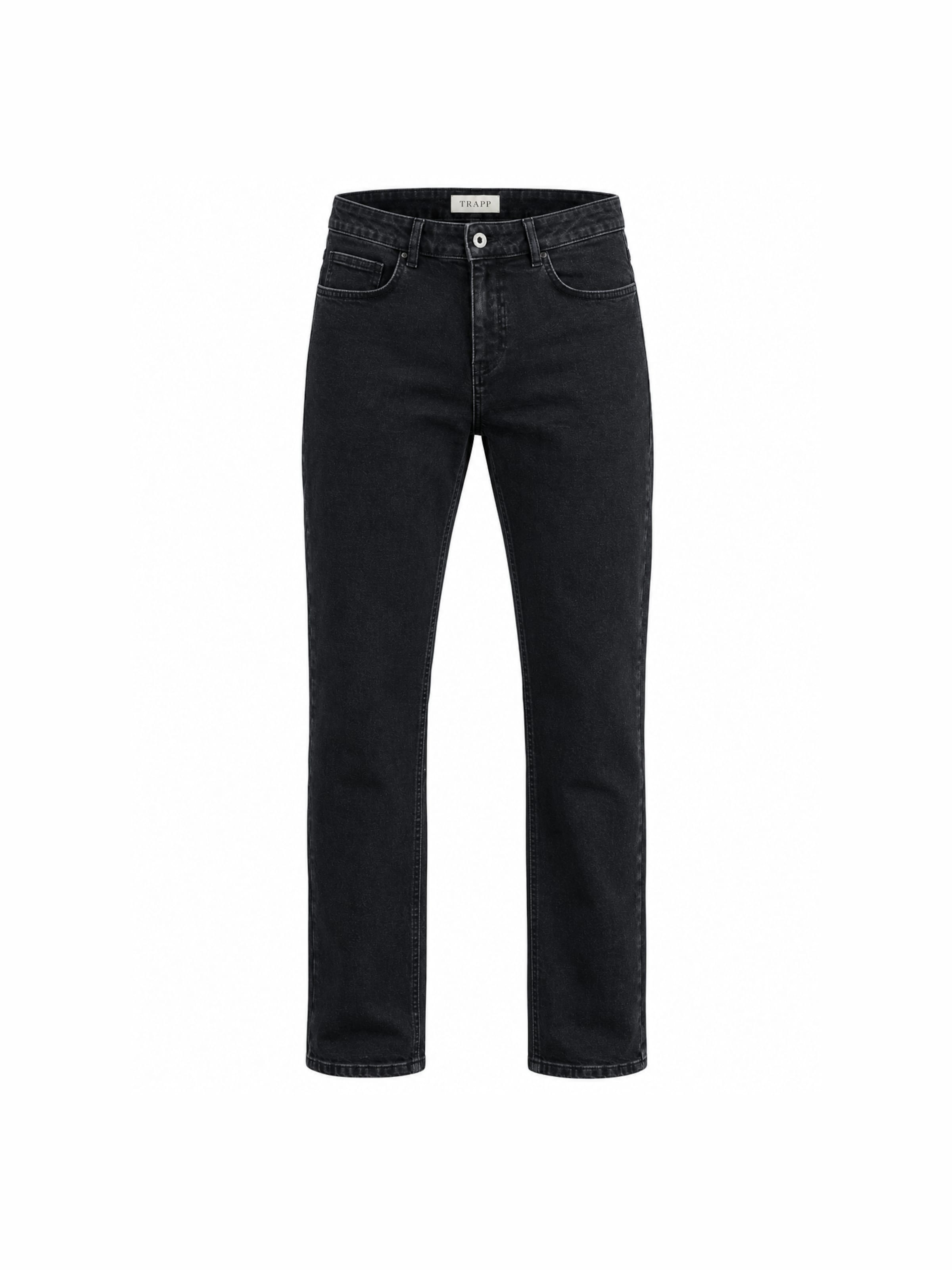 TRAPP Regular Jeans i svart: framsida