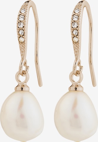 Boucles d'oreilles 'Jasmin' Pilgrim en or : devant