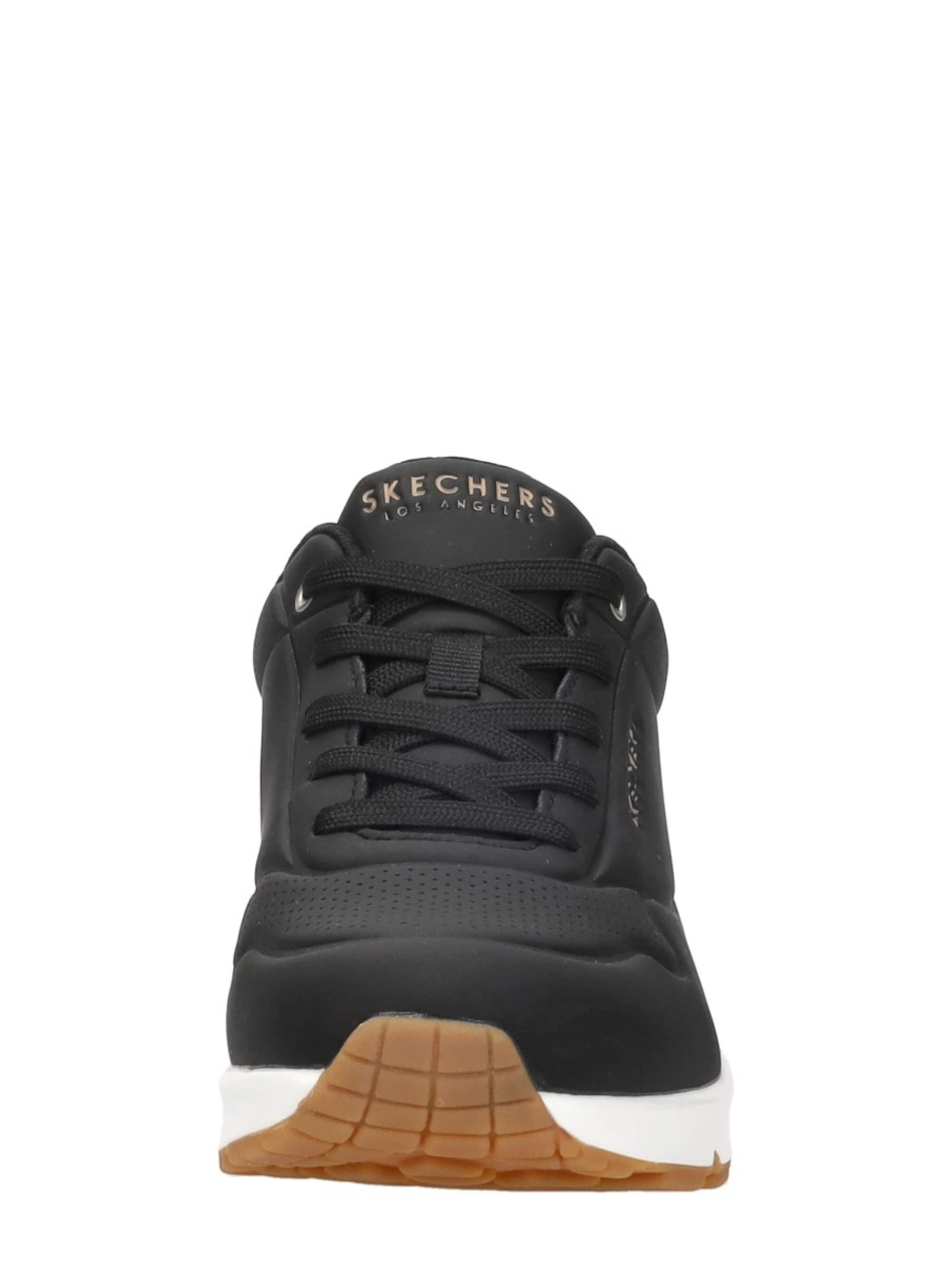 SKECHERS Platform trainers 'Uno - Jungle Nite' in Black