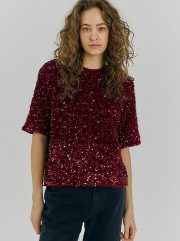 NORR Shirts 'Milan' i rød: forside