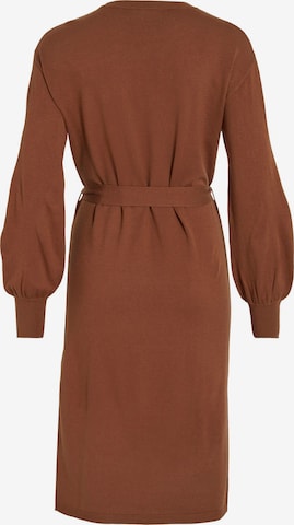 VILA Knitted dress 'RICKY' in Brown