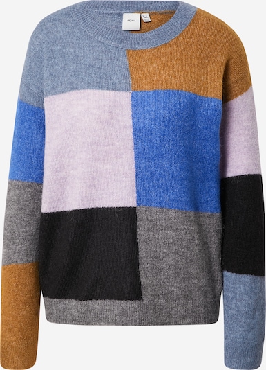 ICHI Sweater 'Ihkamara' in Blue / Grey / Pink / Black, Item view