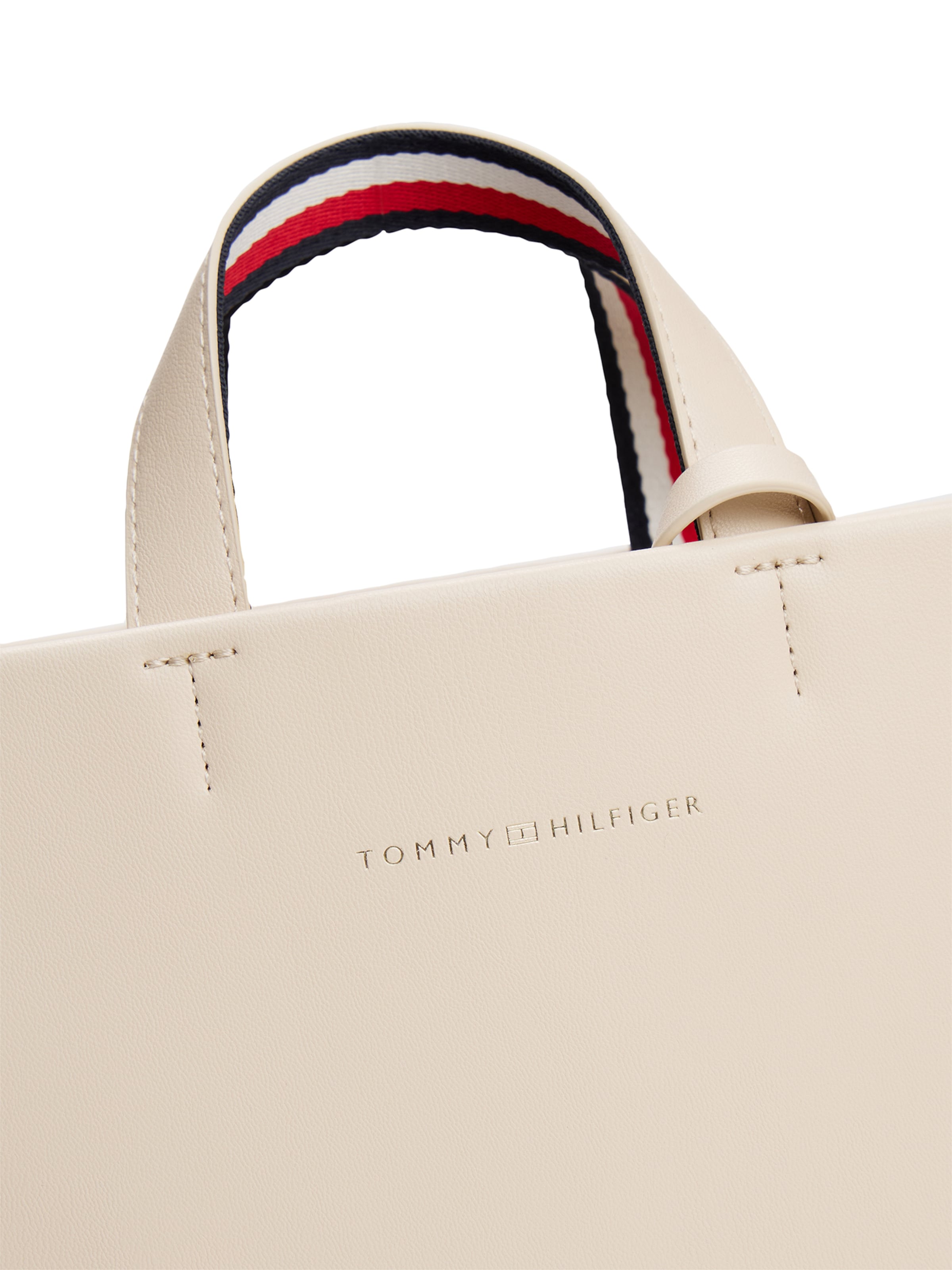 Borsa a mano di TOMMY HILFIGER in beige