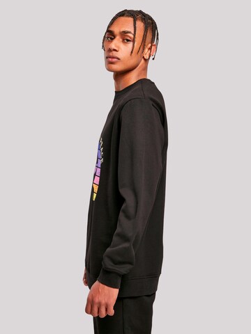 F4NT4STIC Sweatshirt 'Alien Peace Sunset' in Zwart