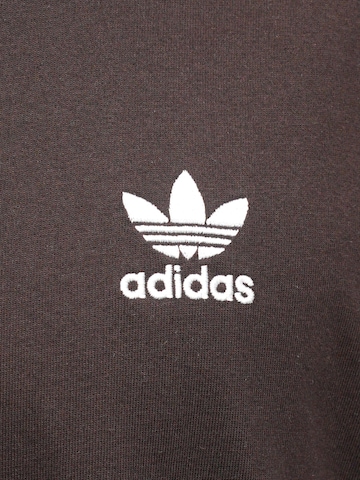 ADIDAS ORIGINALS Tričko 'Trefoil Essentials' – hnědá