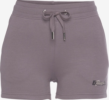 Regular Pantalon de sport BENCH en violet : devant