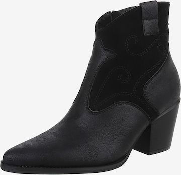 Ital-Design Cowboy Boots in Black: front