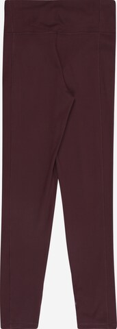 ADIDAS SPORTSWEAR Skinny Workout Pants 'Aeroready' in Red