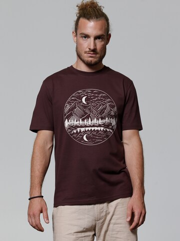 T-Shirt Watapparel en rouge : devant