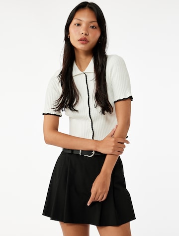 Koton Knit Cardigan in Beige: front