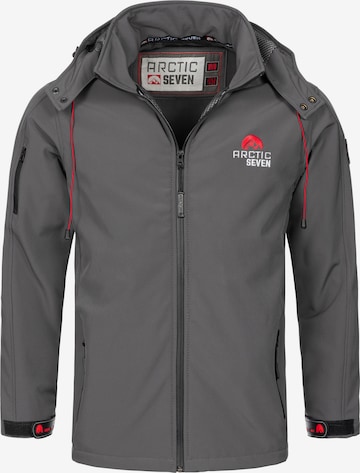 Veste fonctionnelle Arctic Seven en gris : devant