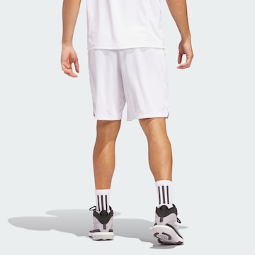 ADIDAS PERFORMANCE Loosefit Sportbroek in Wit