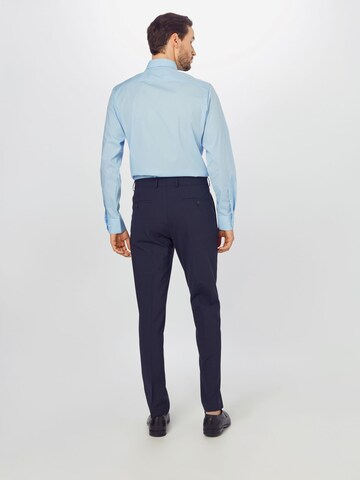 Coupe slim Pantalon à plis s.Oliver BLACK LABEL en bleu