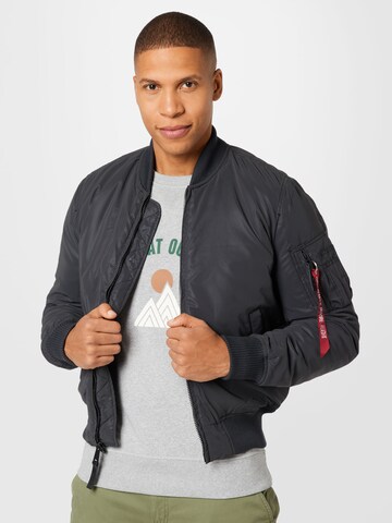 ALPHA INDUSTRIES Jacke in Schwarz: predná strana