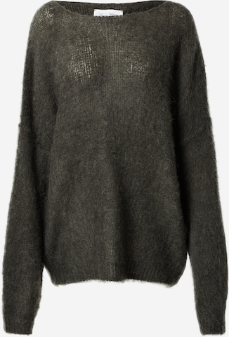 AMERICAN VINTAGE Пуловер 'YANBAY' в черно: отпред
