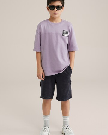 T-Shirt WE Fashion en violet