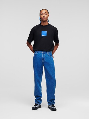 KARL LAGERFELD JEANS Loosefit Jeans in Blauw