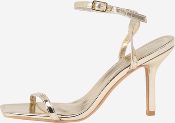 GLAMOROUS Strap Sandals in Gold