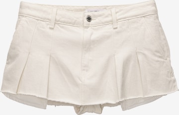 Pull&Bearregular Suknja - bež boja: prednji dio