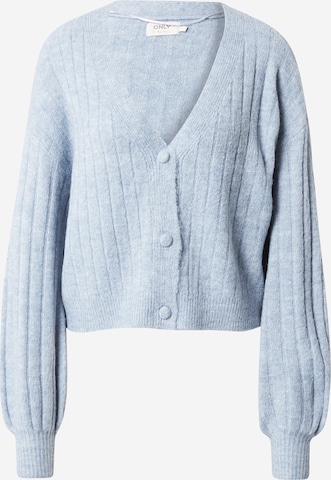 ONLY Knit cardigan 'KIMBER' in Blue: front