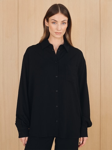 Camicia da donna di RÆRE by Lorena Rae in nero: frontale