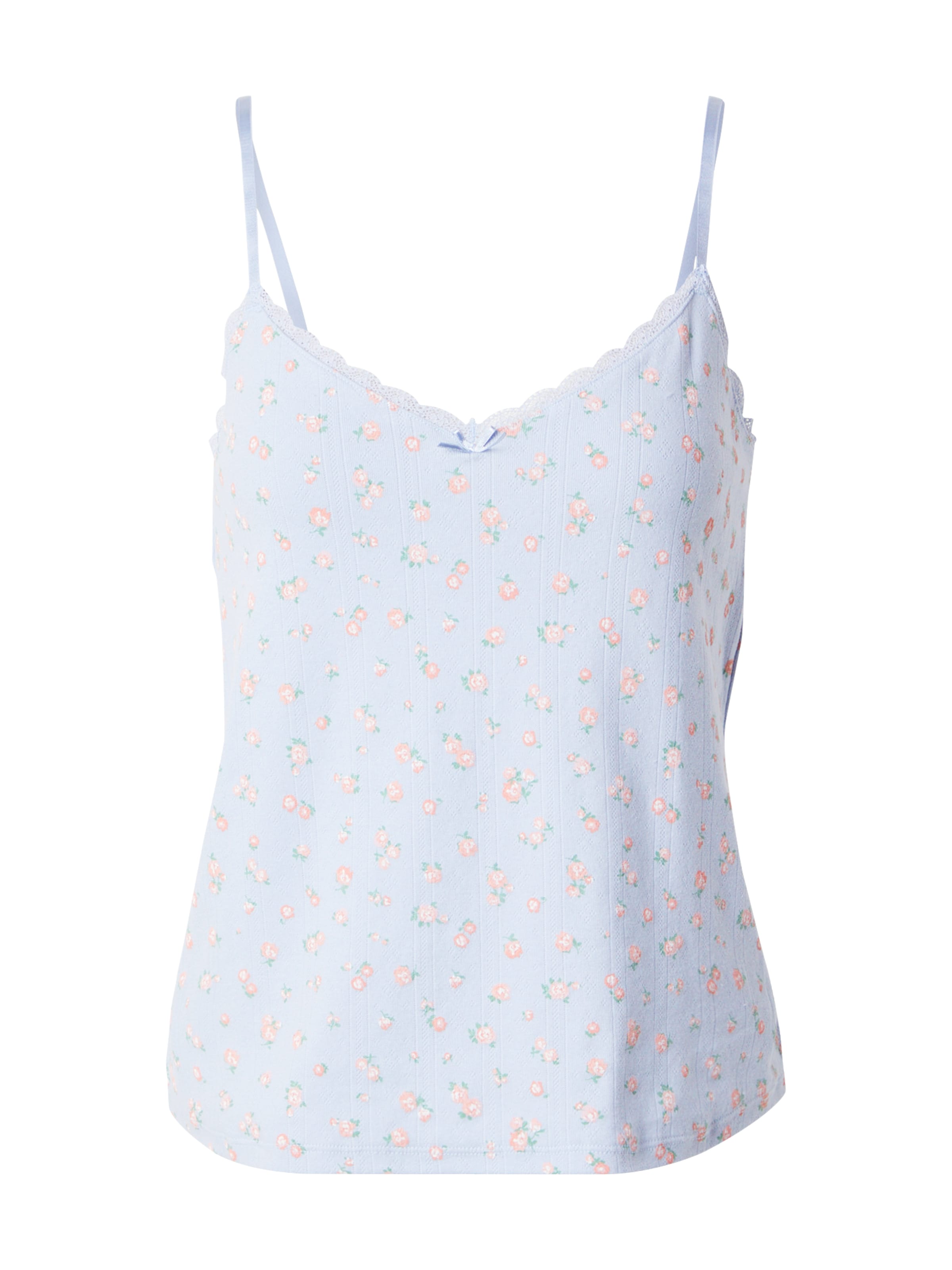 Hunkemöller Μπλουζάκι ύπνου σε μπλε: μπροστά