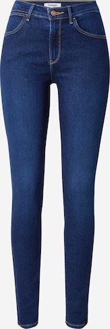 Jeans de la WRANGLER pe albastru: față