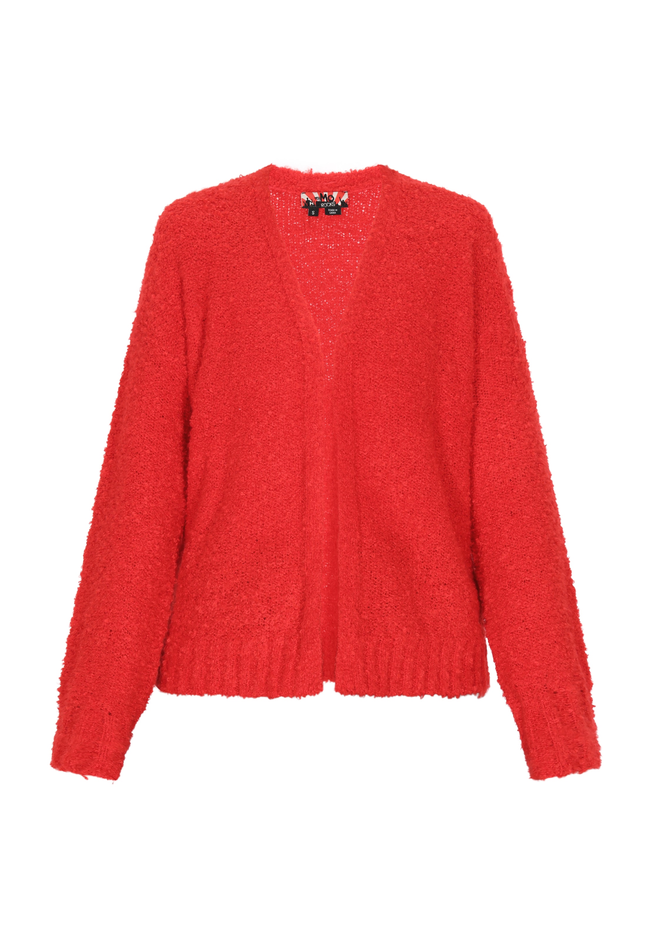 myMo ROCKS Kardigán - Červená: predná strana