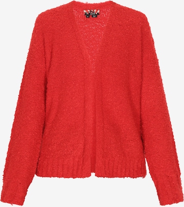 myMo ROCKS Вязаная кофта в Красный: спереди