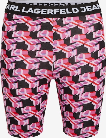 KARL LAGERFELD JEANS Skinny Leggings in Roze: voorkant