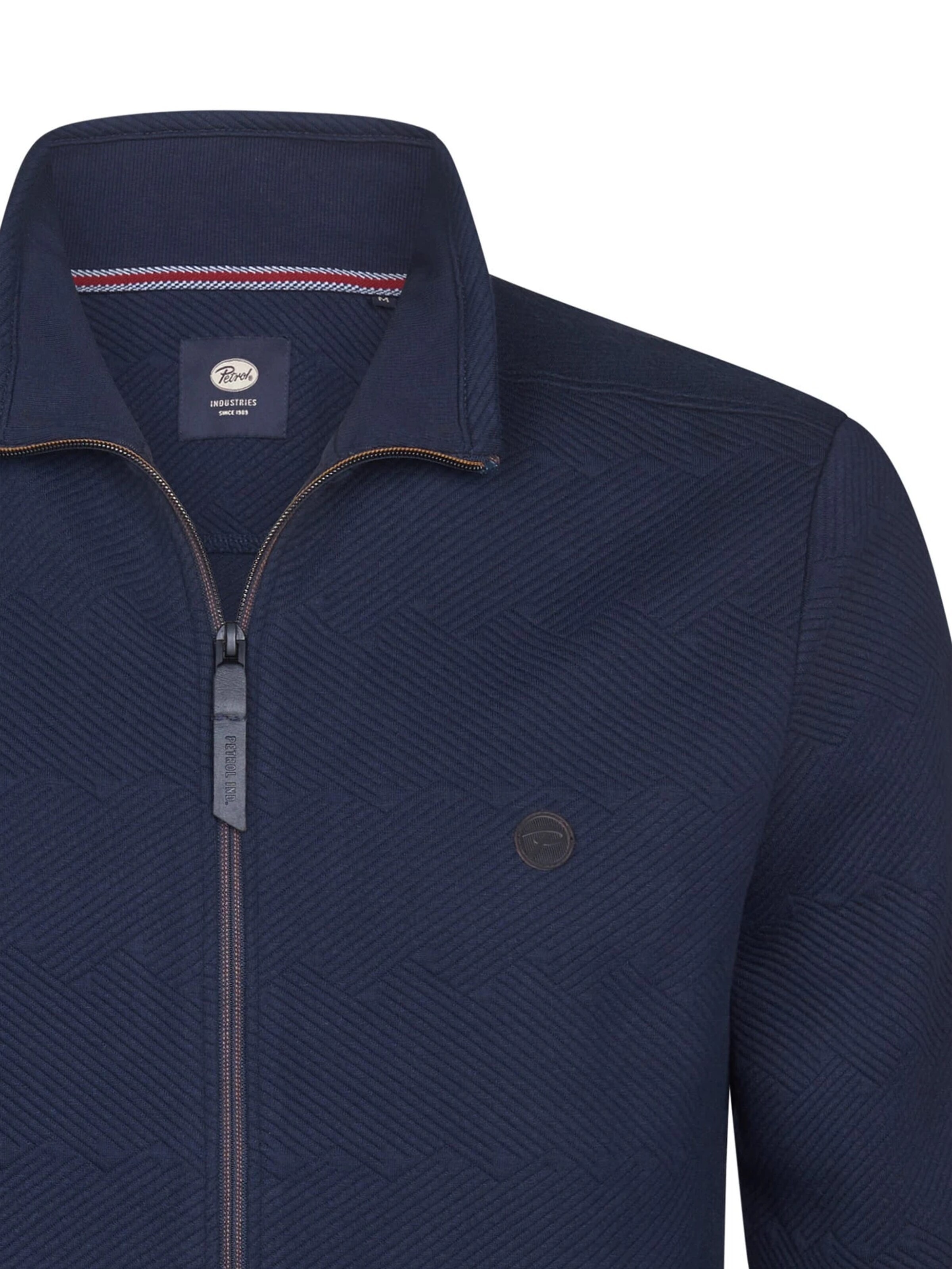 PETROL INDUSTRIES MEN Sweatvest in Blauw
