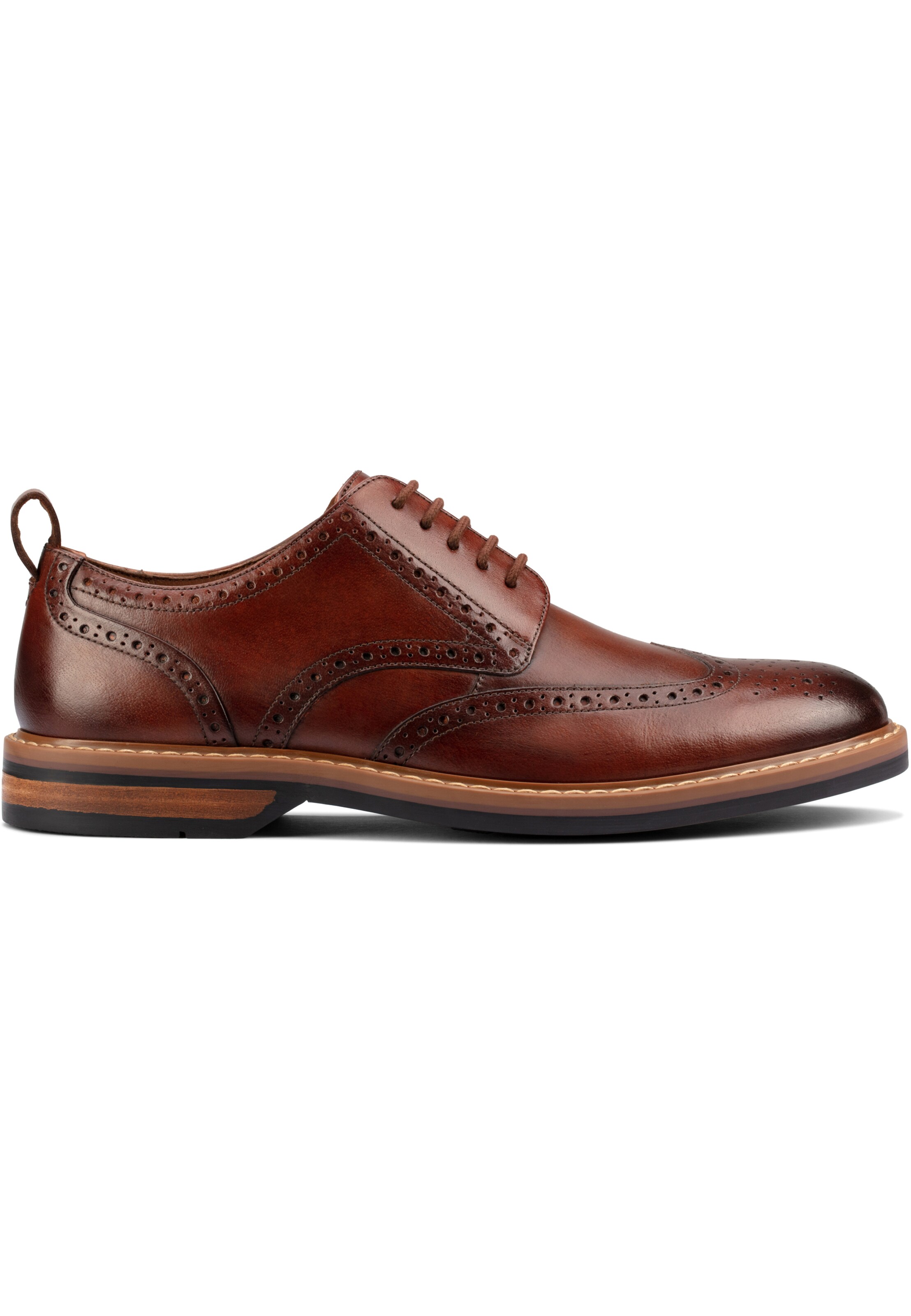 CLARKS Lace-Up Shoes 'Aldwin Limit' in Brown