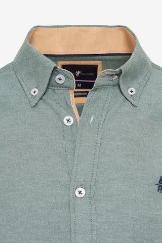 DENIM CULTURE Regular fit Overhemd 'JARELL' in Groen