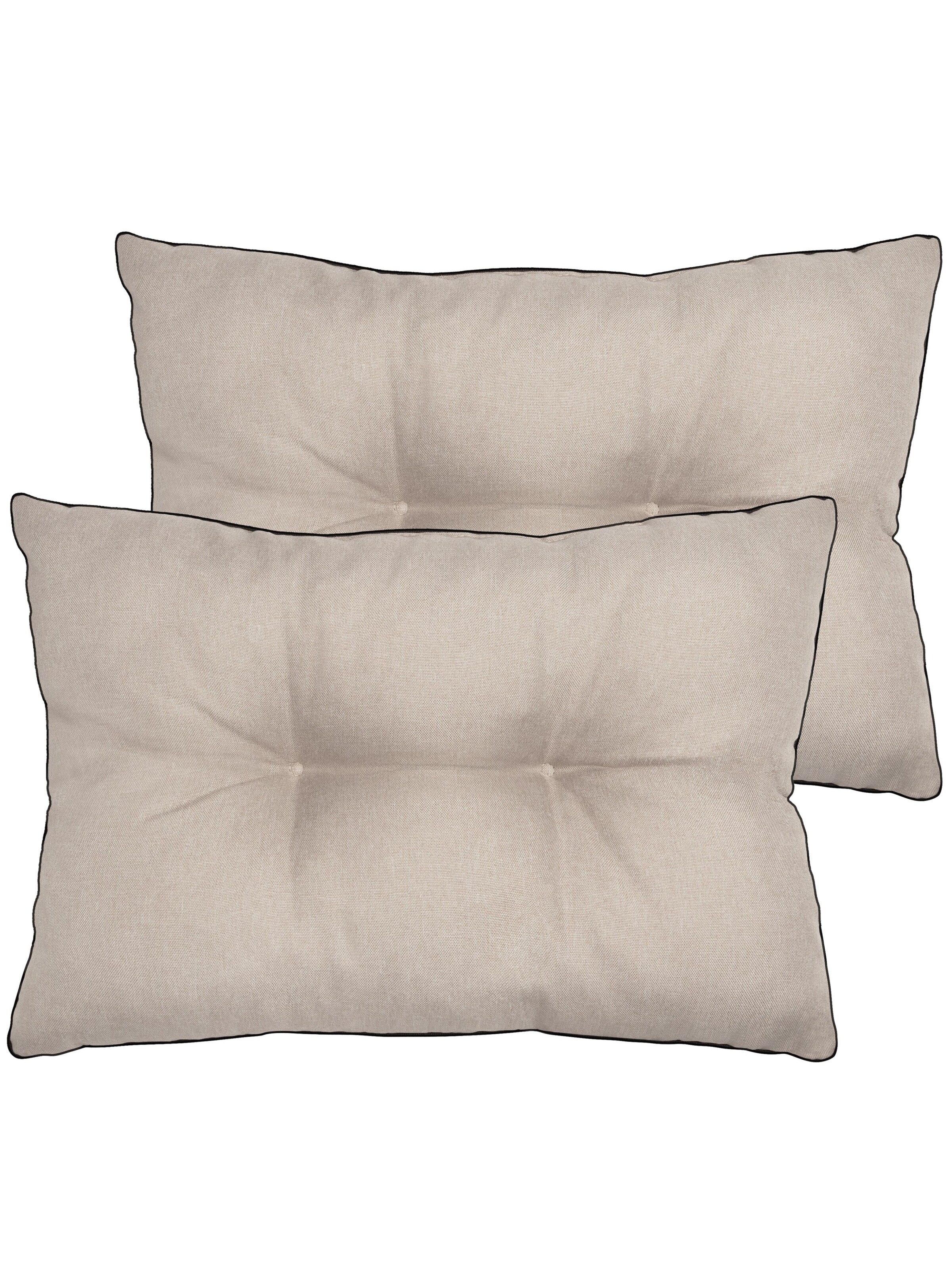 Aspero Rückenkissen 'Cordoba' in Beige: Vorderseite