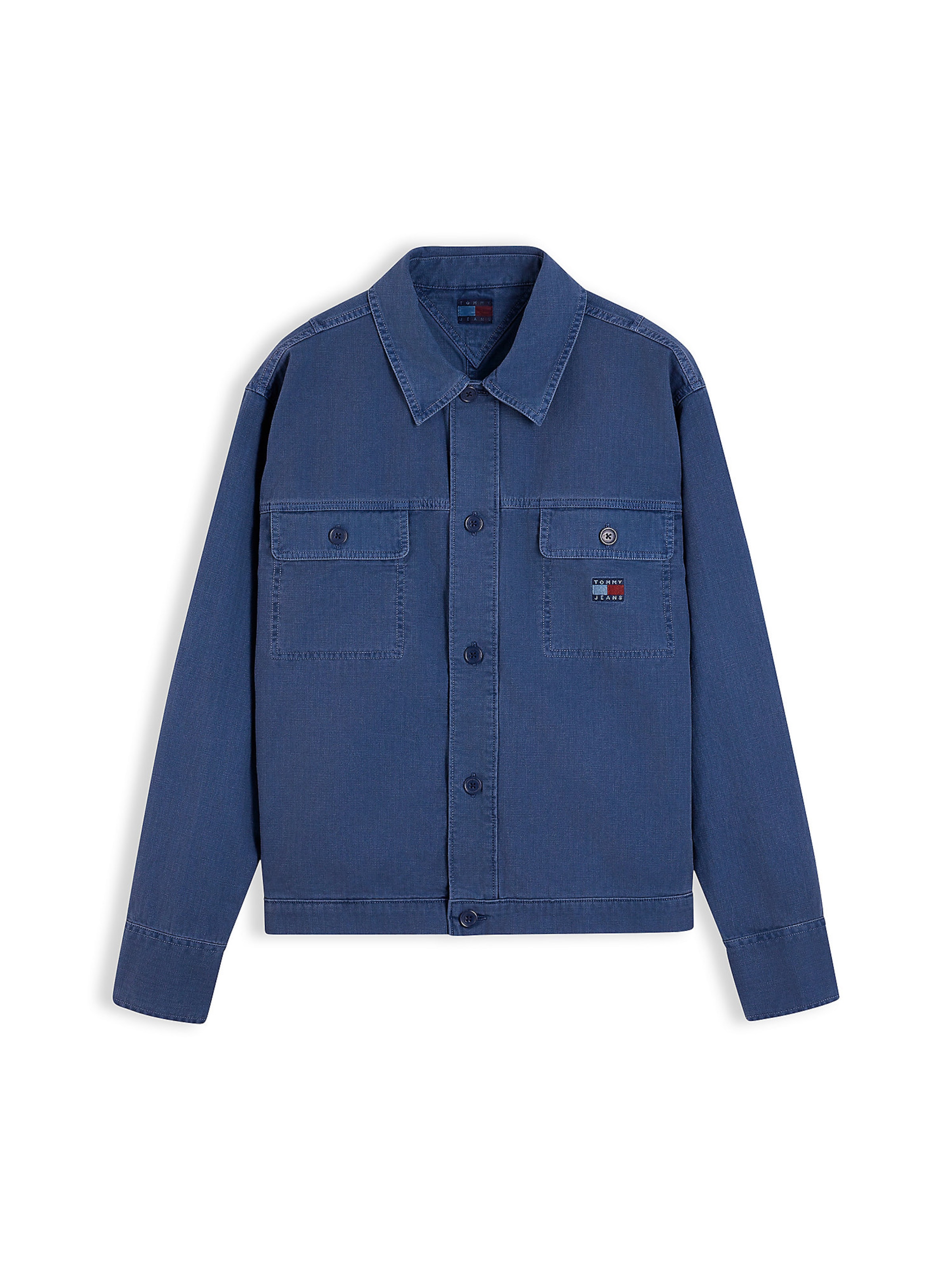 Veste mi-saison 'Essential' Tommy Jeans en bleu : devant