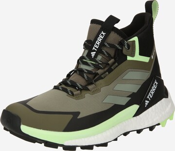 Boots 'Free Hiker 2.0' di ADIDAS TERREX in verde: frontale