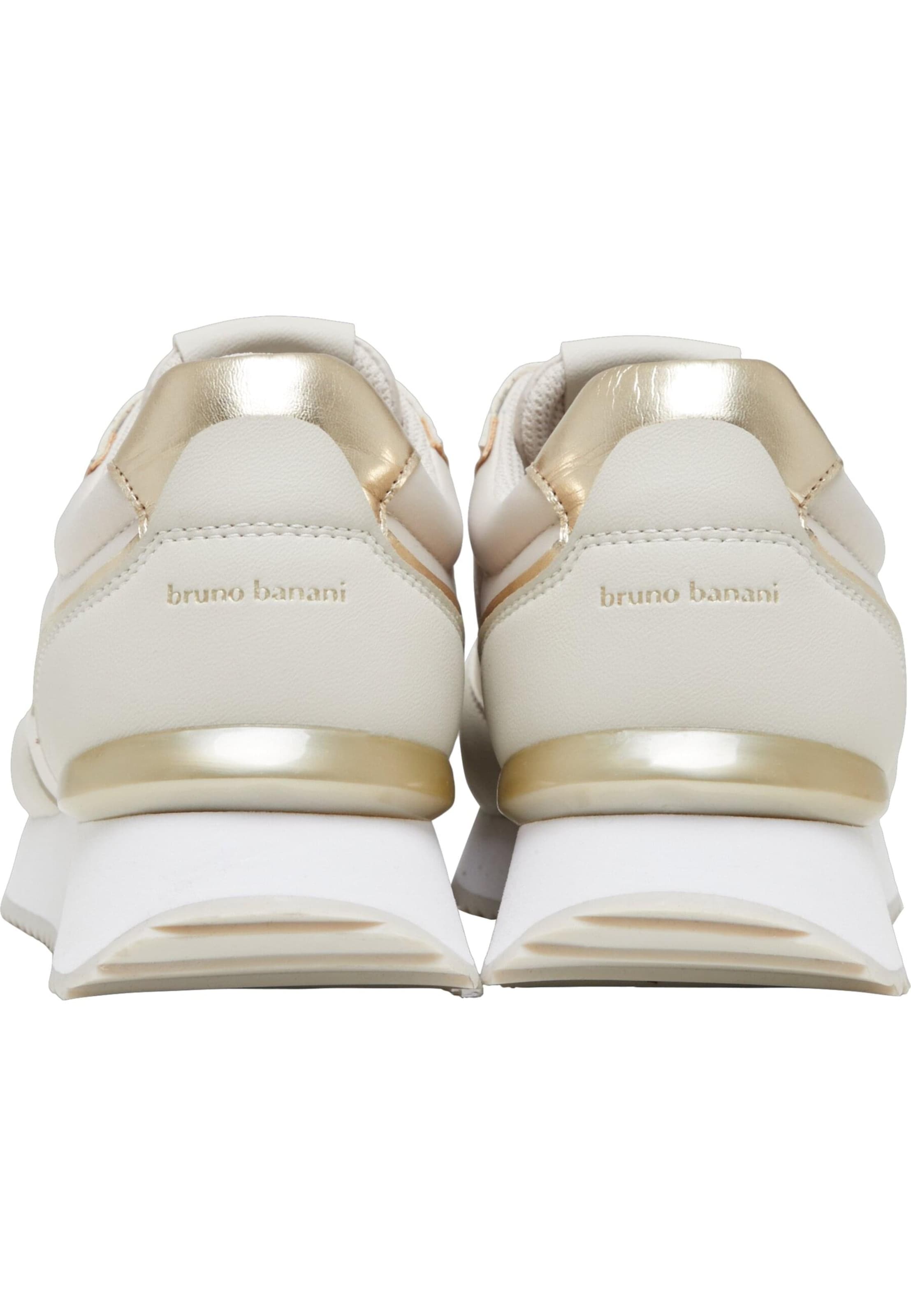 Bruno Banani Ниски маратонки 'Mad' в бяло