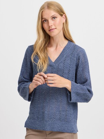 Pullover 'ERETTA' di Fransa in blu: frontale